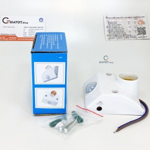 Đui đèn cảm ứng hồng ngoại bật tắt GIATOT.shop ZD1309, hàng đẹp GiatotHN