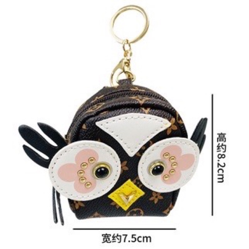Móc khoá hình thú, Charm - Túi đựng vật dụng nhỏ hình thú mắt to cute dễ thương hàng loại 1u