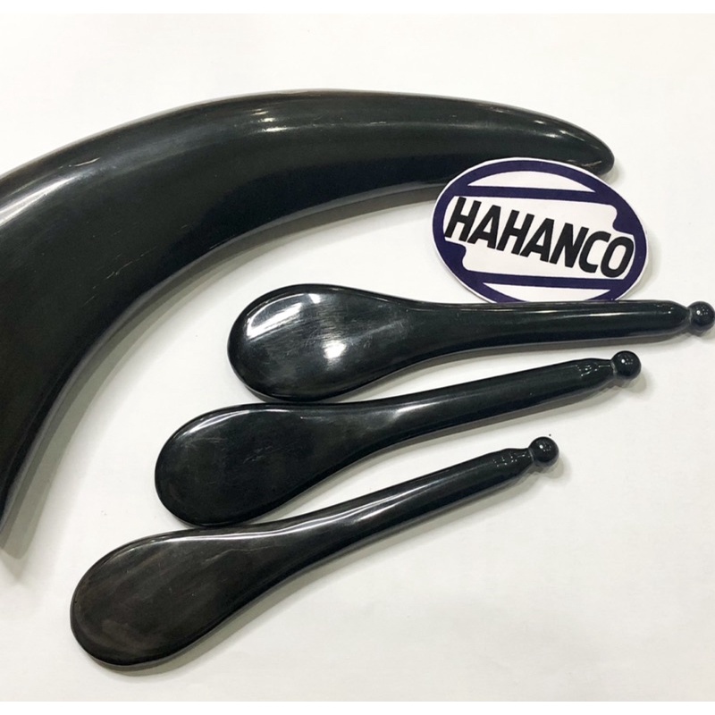 Cây massage mặt bằng sừng đen dày thần thánh- đánh bay vết nhăn da mặt (MH844) HAHANCOSHOP