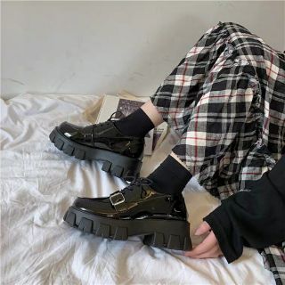 Giày da ulzzang ( ảnh thật cuối )