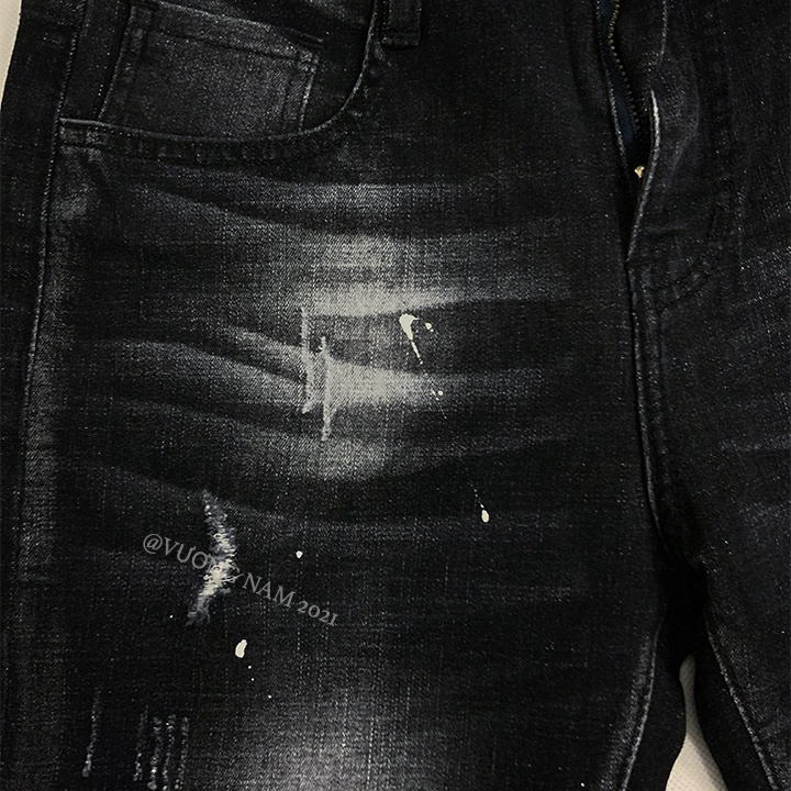 Quần short jean nam chất bò ngắn xước cao cấp co giãn VN58H | BigBuy360 - bigbuy360.vn