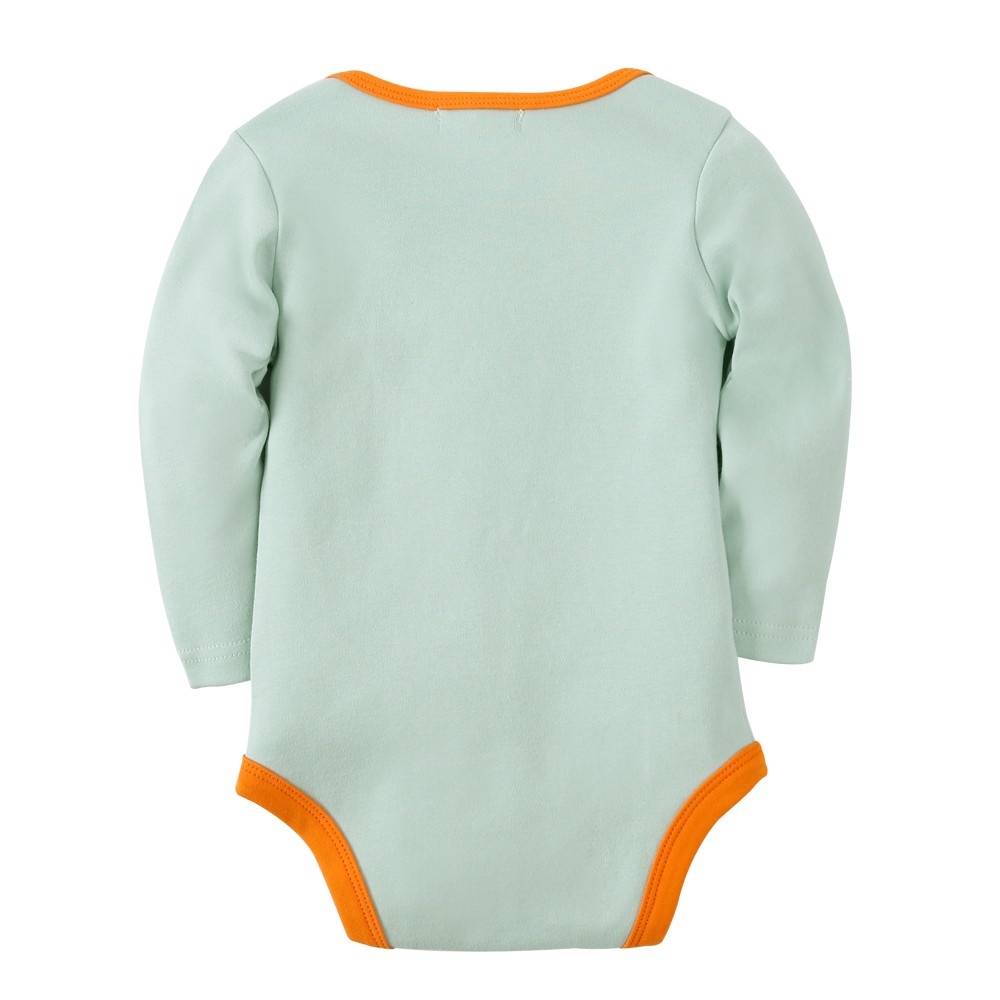 Áo Liền Quần Sanlutoz Màu Xanh Lá Họa Tiết Hoạt Hình Cho Trẻ Sơ Sinh