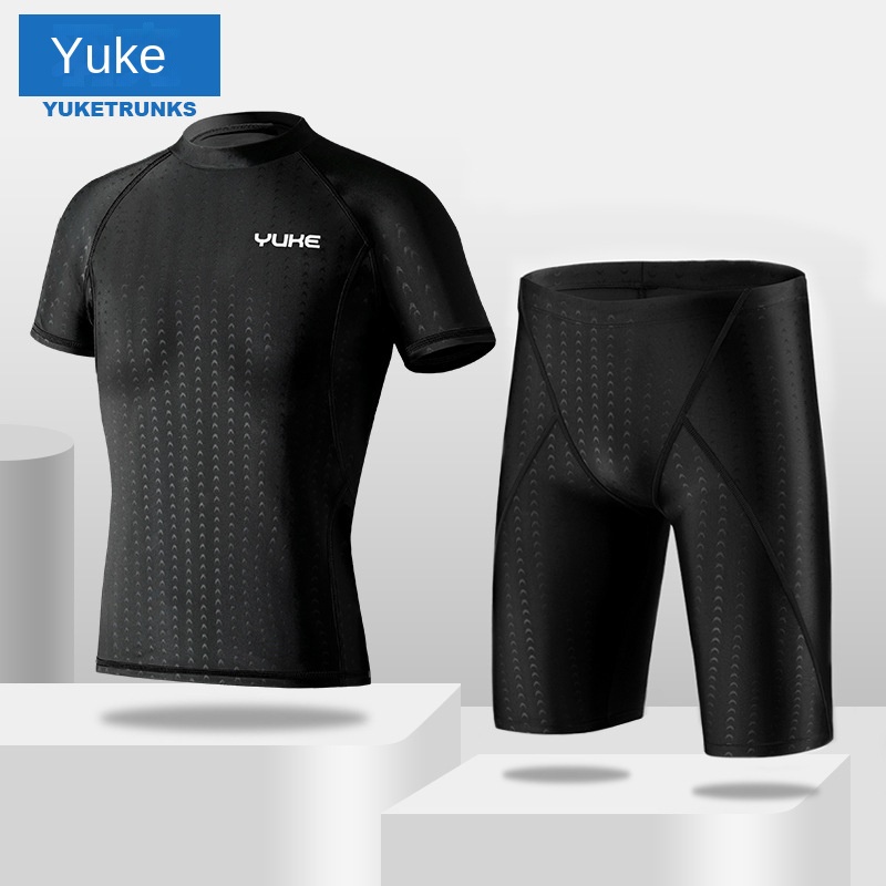 Bộ Đồ Bơi Ngắn Tay Chống Nắng Mau Khô Cho Nam YUKE-ykld46