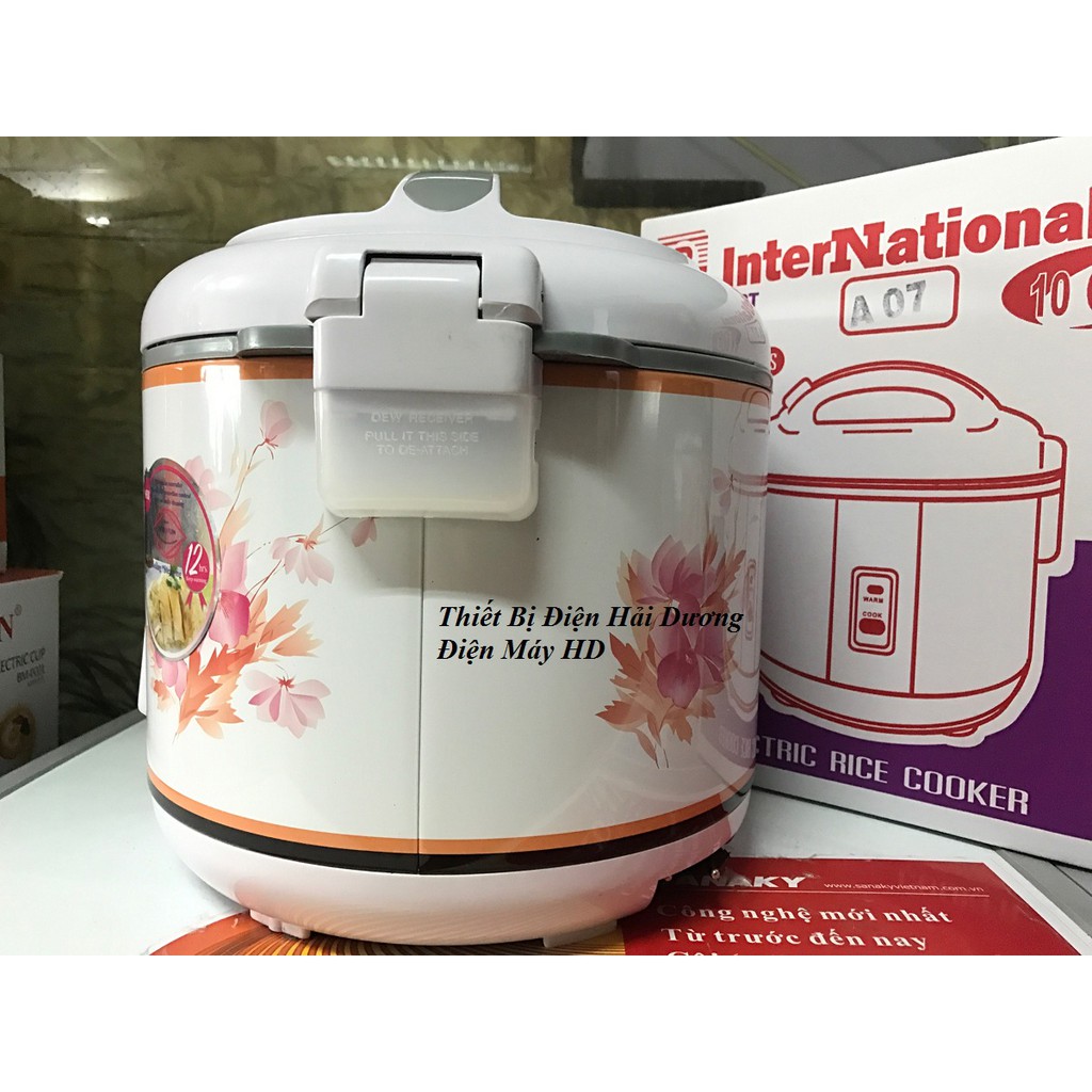 Nồi cơm điện International SR-180T - Dung tích 1.8L - Công suất 500w - Bảo hành 12 tháng