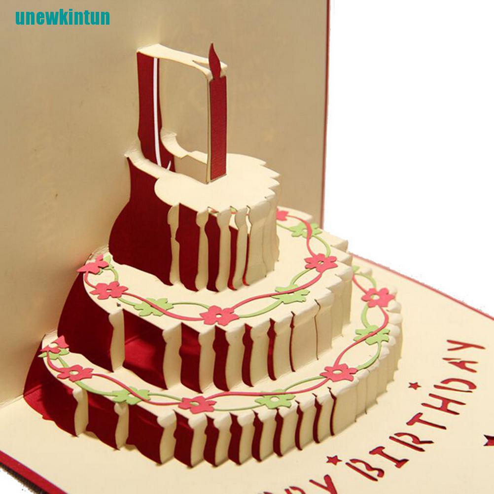 Thiệp Nổi 3d Chữ Happy Birthday