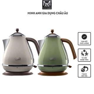 Ấm đun nước siêu tốc delonghi icona vintage kbov 2001 gr 1.7l 2000w
