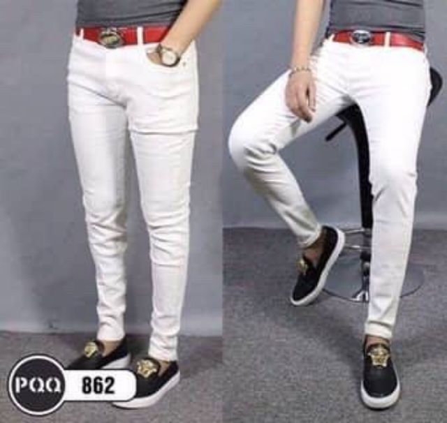 Quần Jeans Nam Trắng Đen Mịn Chuẩn Có Size 34 36 T200 | WebRaoVat - webraovat.net.vn