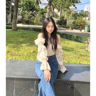 💐💐 ÁO CROPTOP MOCKING HOA