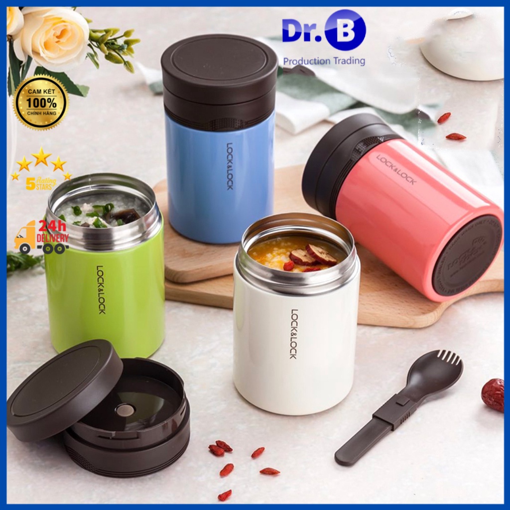 Bình ủ cháo giữ nhiệt Wave Food Jar Lock&Lock LHC8024 500ml