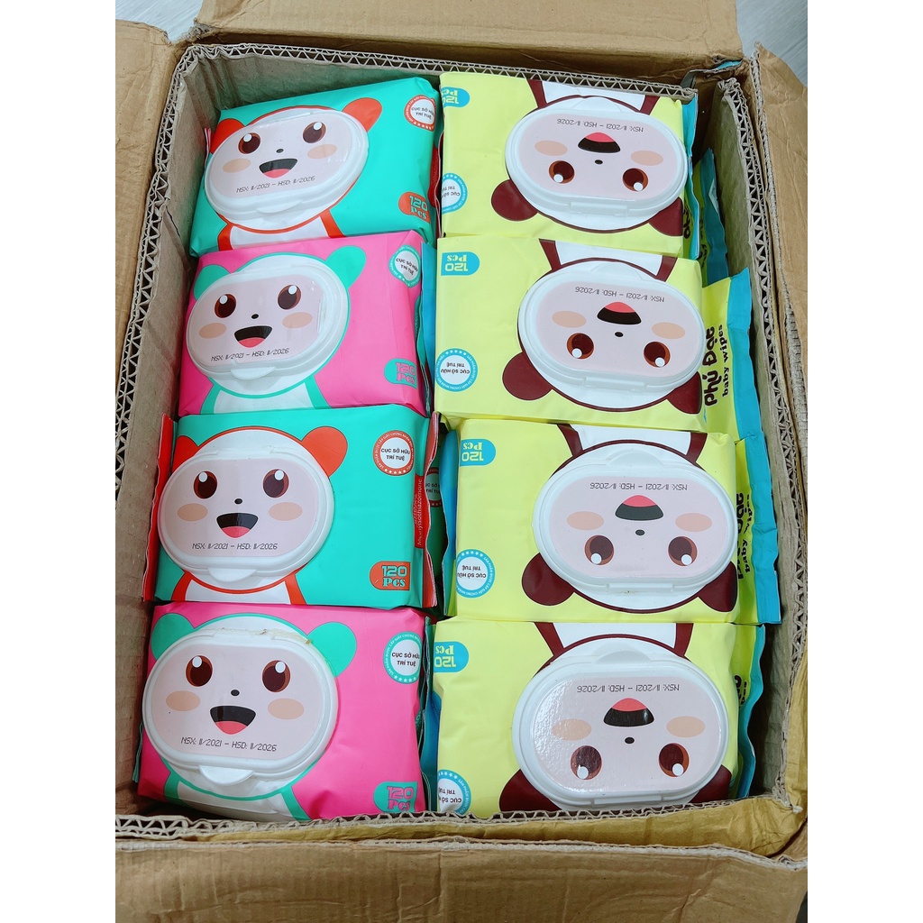 Khăn Giấy Ướt Phú Đạt Không Mùi An Toàn Cho Sức Khoẻ - 1 Gói