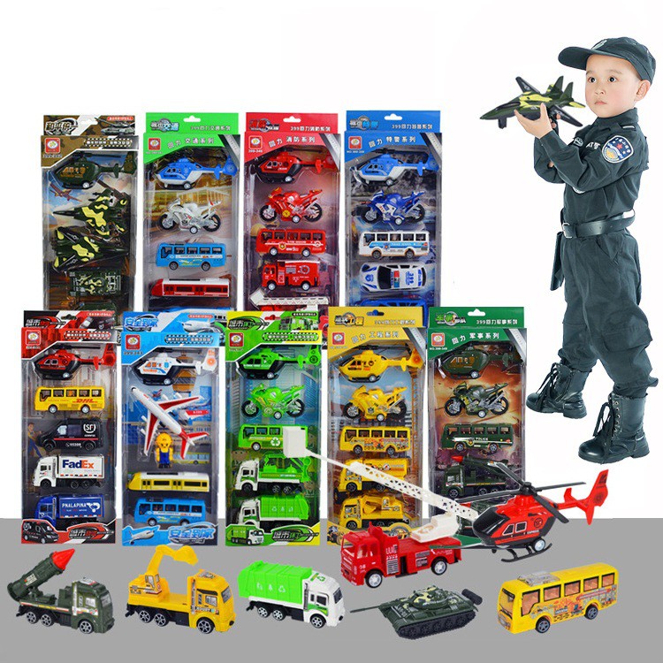 Bộ mô hình xe 5 chi tiết cho bé CTT004 - Có thể chọn mẫu (Giao ngẫu nhiên 5 chi tiết của từng mẫu)
