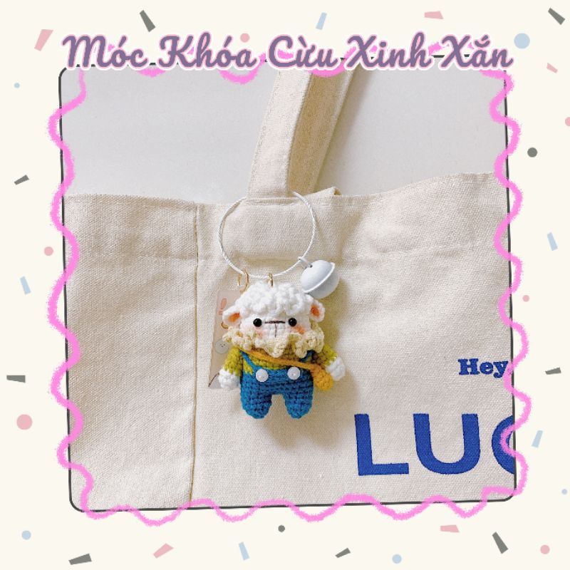 Móc Khóa Cừu Xinh Xắn