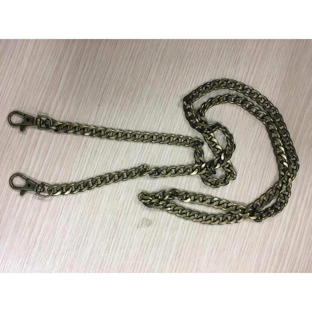 Dây xích kim loại đeo vai, quai túi xách, dây túi ngang 9mm kim loại nhẹ