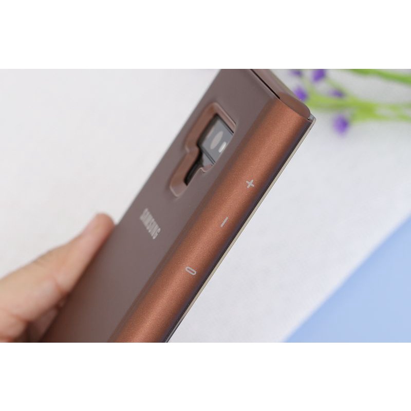 [Mã SKAMPUSHA8 giảm 8% đơn 300K] [ CHÍNH HÃNG ] Bao da Clear View Standing Cover Samsung Galaxy Note 9 chính hãng