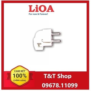 Phích cắm tiêu chuẩn Châu Âu Ø5 có cực nối đất Lioa