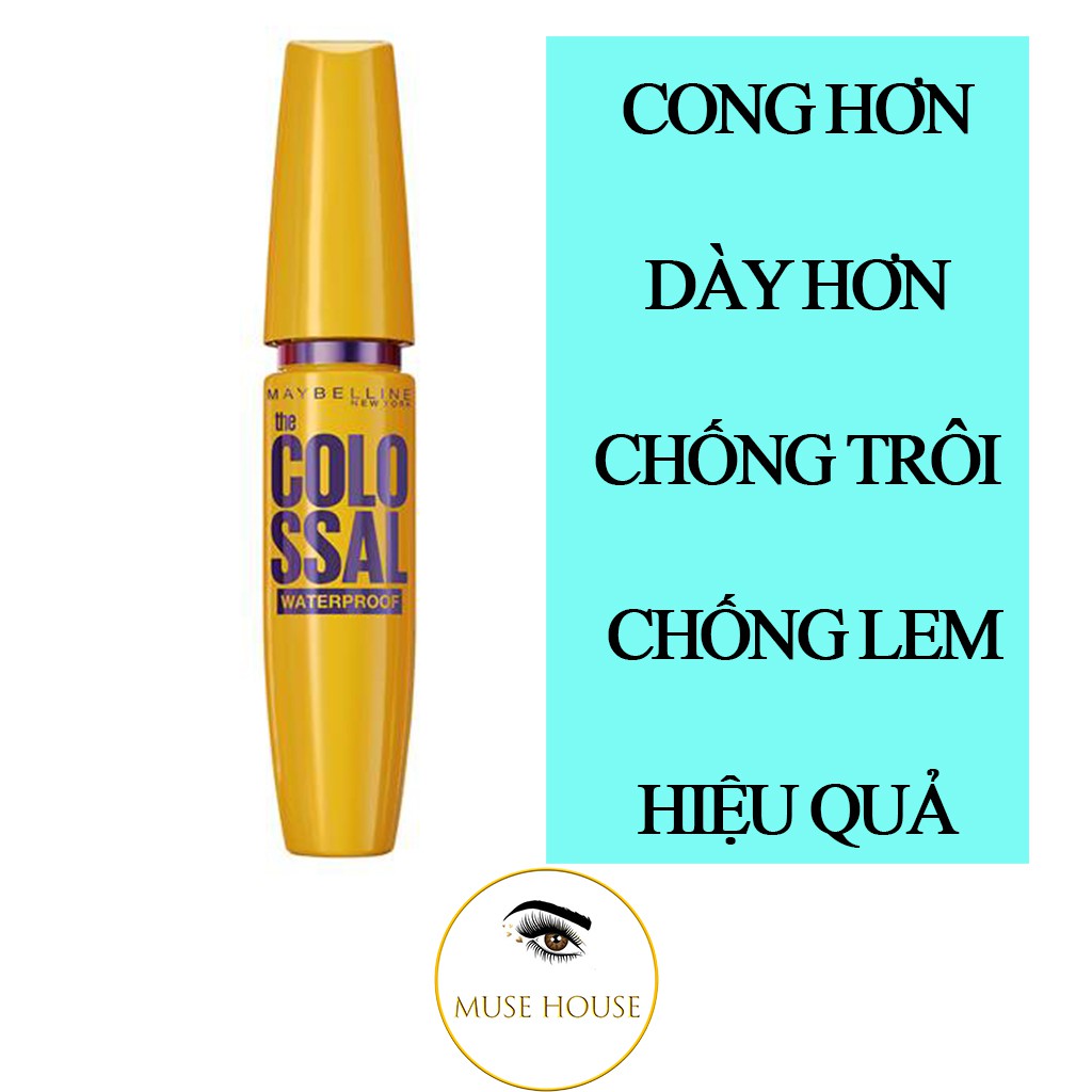 Mascara Maybeline Colossal Màu Đen - Muse House