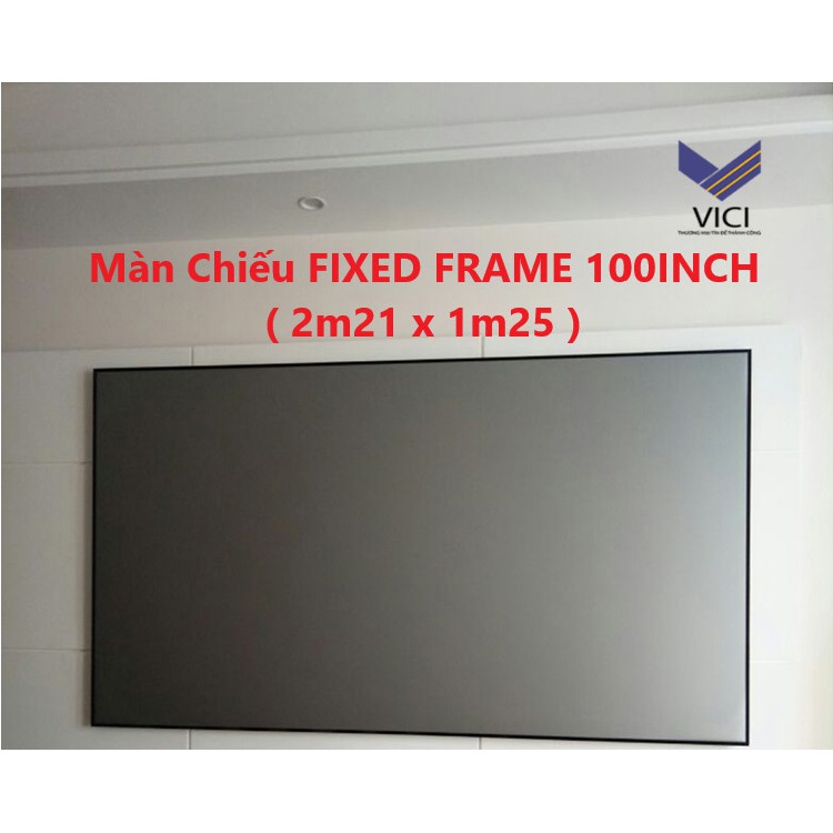 Màn Chiếu Xem Phim Fixed Frame 100inch (2m21 x 1m25) Màu Xám, Chính Hãng Dalite, Tỷ Lệ 16:9