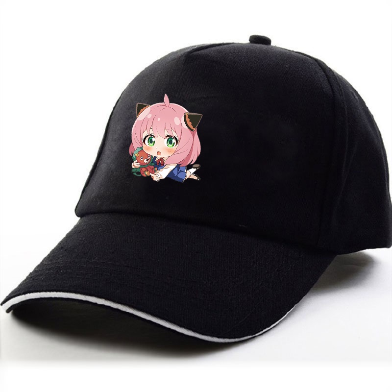 Mũ lưỡi trai in hình nhân vật SPY x Family ver nằm gia đình điệp viên anime chibi xinh xắn thời trang cá tính