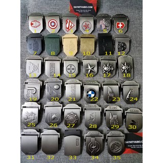 38 mẫu Mặt nịt rời, bút nịt rời buckle hợp kim không kèm dây nịt vải bố ảnh chụp thật