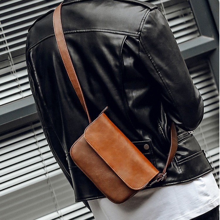 Túi Đeo Chéo Da Pu Khóa Kéo túi đeo chéo balo nam Dv060 | BigBuy360 - bigbuy360.vn