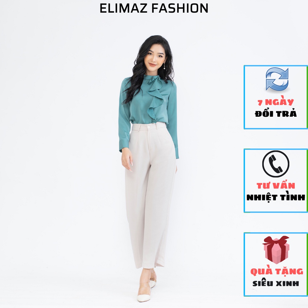 Quần tây âu nữ công sở Elimaz suông trơn EQ21.002 - Hàng mới về