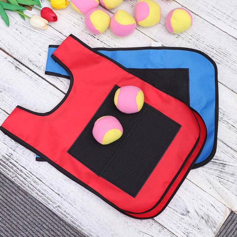 Bộ 2 Áo Vest Và 10 Quả Bóng Thể Thao Đồ Chơi Trong Nhà / Ngoài Trời Dành Cho Trẻ Em