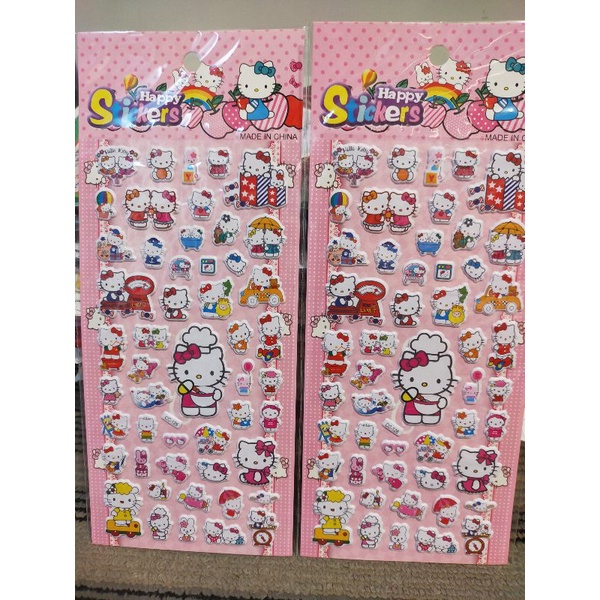 Sticker Hello kitty 3D, 5D, 5D size lớn nhân đôi