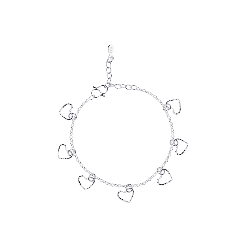 Vòng tay họa tiết trái tim gợi cảm hợp thời trang cho nữ
