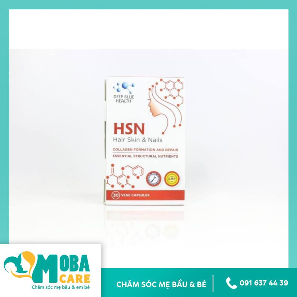 Viên uống HSN Deep Blue Health dưỡng ẩm sáng da dưỡng tóc móng | BigBuy360 - bigbuy360.vn