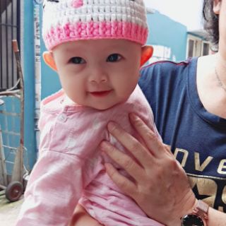 Giày nón tai thỏ móc len handmade