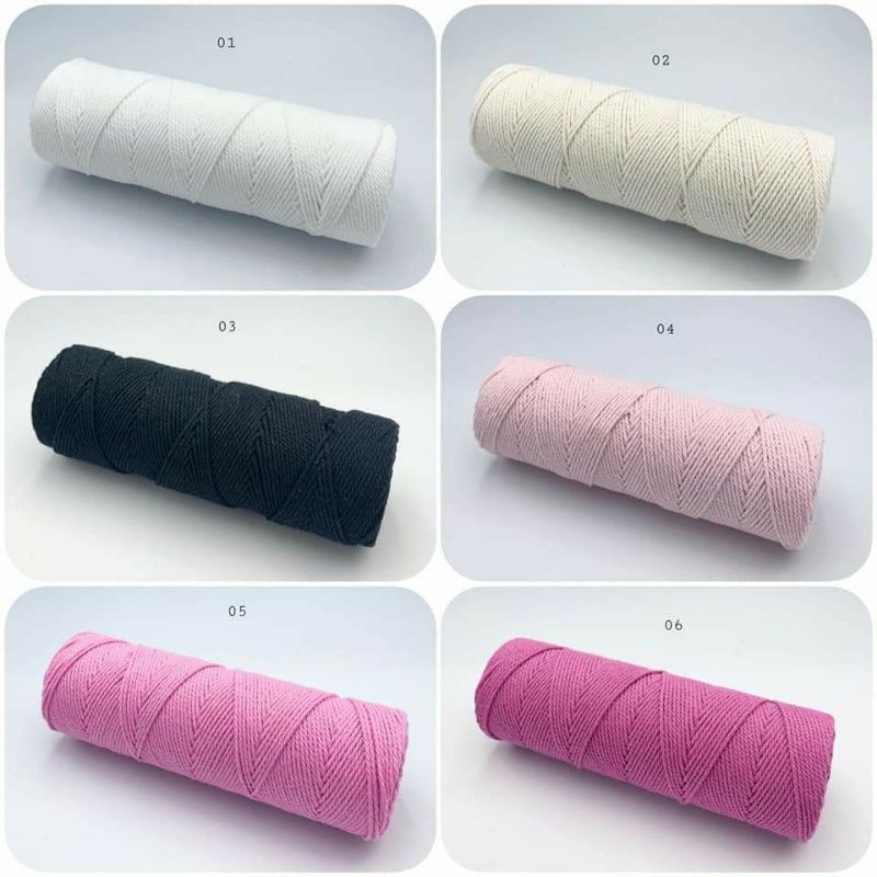 Sợi Cotton Thái Móc Nón, Túi Ví