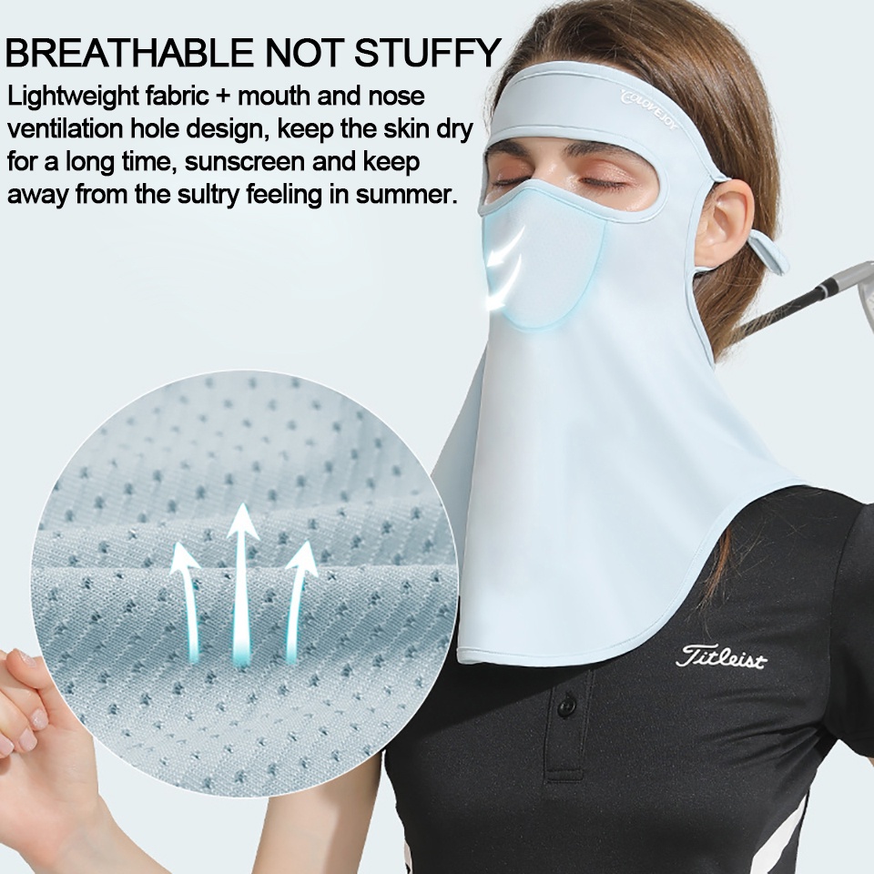 GTUBIKE Khẩu trang GTUBIKE chống tia UV chất liệu lụa mát thấm hút mồ hôi nhanh khô tiện dụng cao cấp cho nữ