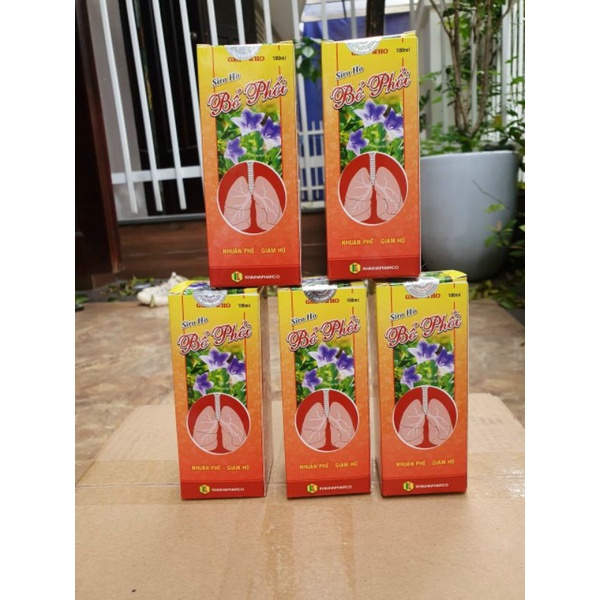 Siro Bổ Phổi chai 100ml hỗ trợ nhuận phế, giảm ho