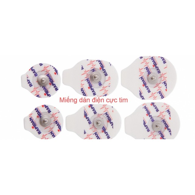 Miếng dán điện cực tim người lớn, size 34*53mm (bịch/50 miếng)