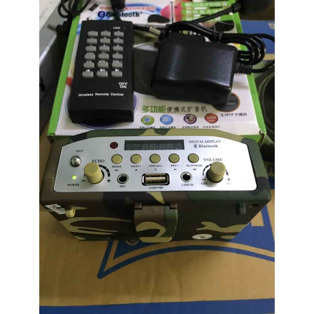 Loa trợ giảng - Bẫy chim E-898 , loa bluetooth công suất lớn
