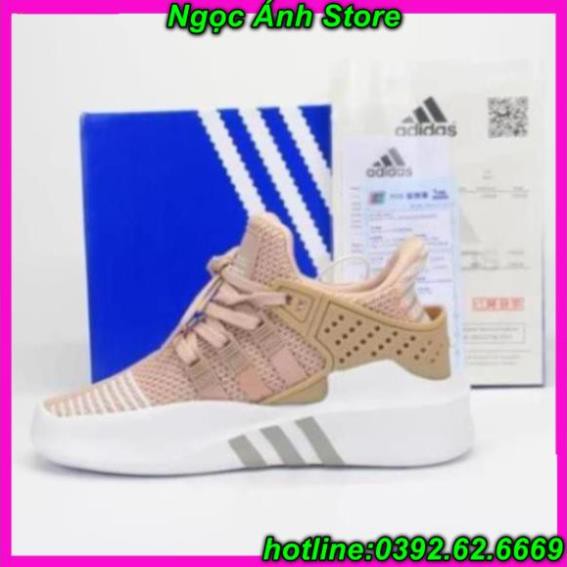 Giày thể thao sneaker Adidas EQT Bask ADV hồng camdành riêng cho nữ đi đẹp EQT ND