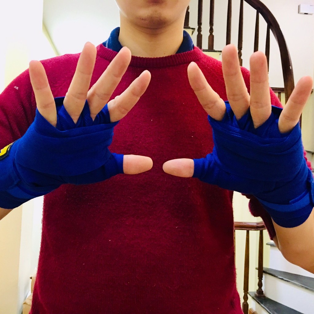 Băng Đa Quấn Tay Boxing MMA Wolon 5m - Băng Quấn Tay Đấm Bốc 5m - 1 đôi