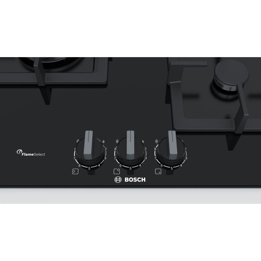 BẾP GAS 3 VÙNG NẤU ÂM TỦ BOSCH PPC6A6B20 SERIE 6, BẢO HÀNH 24 THÁNG, MADE IN SPAIN CÓ ĐIỀU KHIỂN