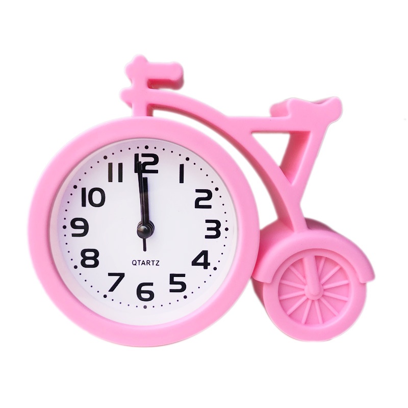 Đồng hồ báo thức để bàn hình xe đạp cực cute
