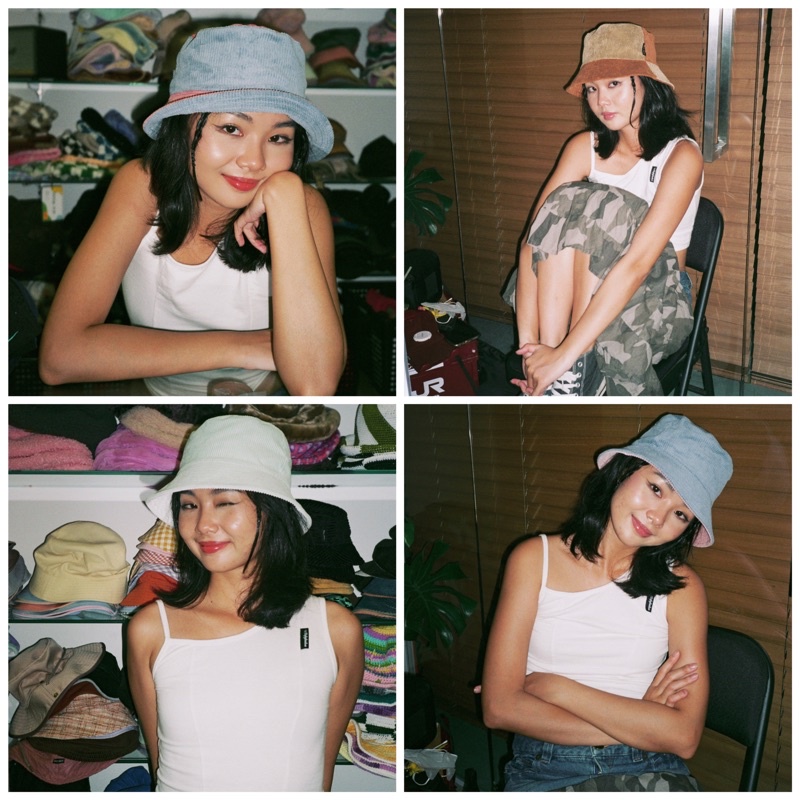 Nón NEE NEE đội được 2 mặt chất vải nhung tăm