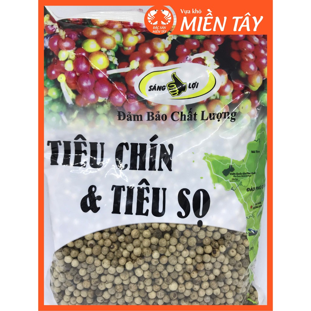 Tiêu sọ (Tiêu trắng) Sáng Lợi Phú Quốc - 500 gr