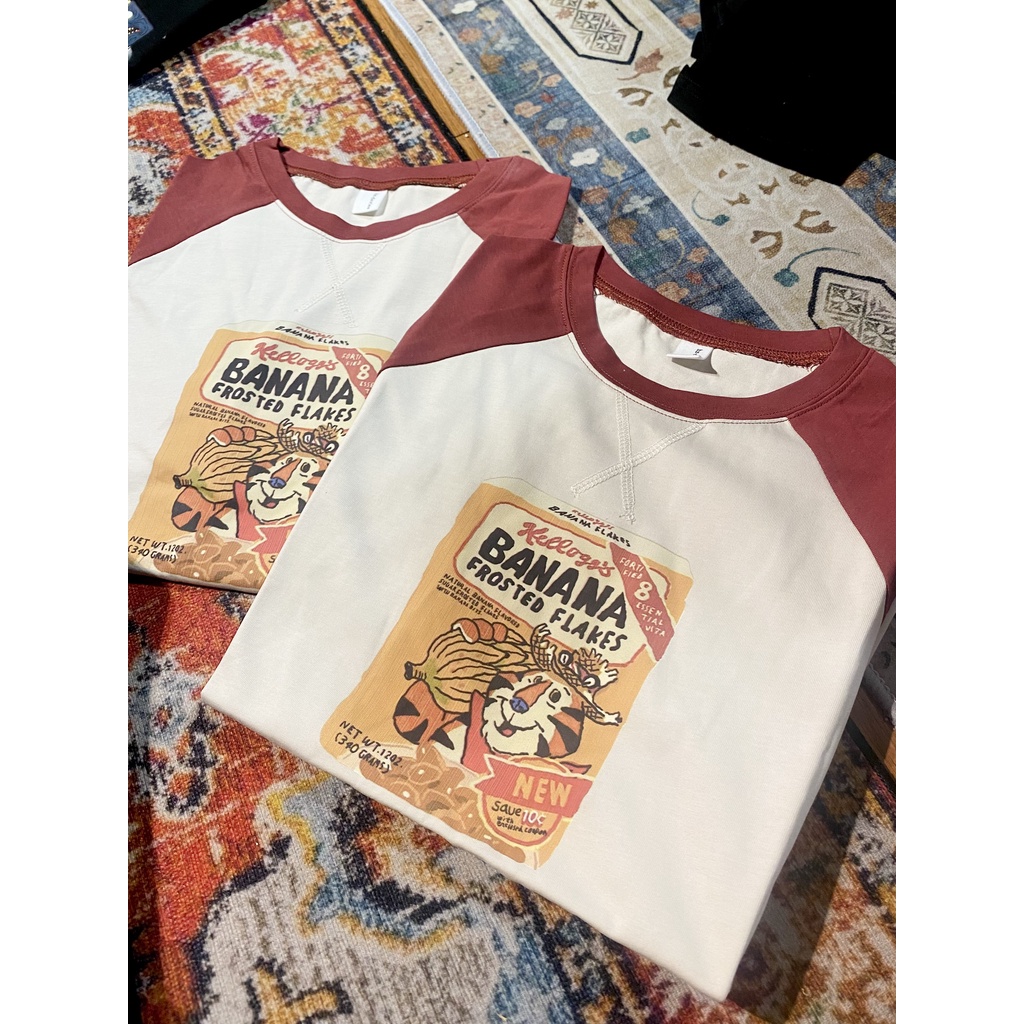 ÁO PHÔNG NAM NỮ - BANANA FROSTED FLAKES