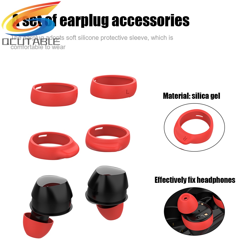 Hai cặp nút tai silicone và 2 cặp vỏ tai nghe cho tai nghe Bluetooth không dây Samsung Galaxy Buds+ R175 Buds R170