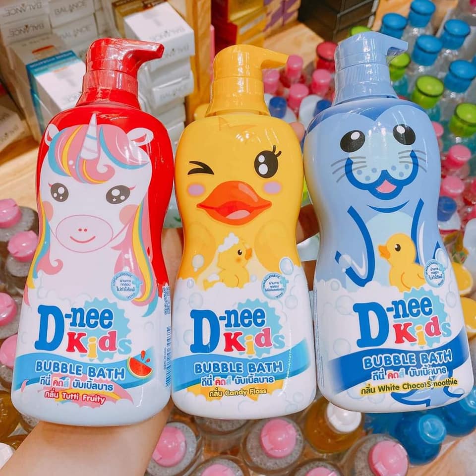 Sữa Tắm Em Bé ⚡𝗧𝗵𝗮́𝗶𝗹𝗮𝗻𝗱⚡ Sữa Tắm Trẻ Em Dnee Kids Bubble Bath 400ml (Đủ màu)