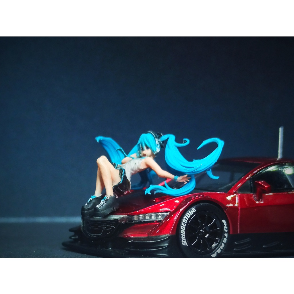 Mô hình trưng bày Figure Miku Ver anime dễ thương tỉ lệ 1:64