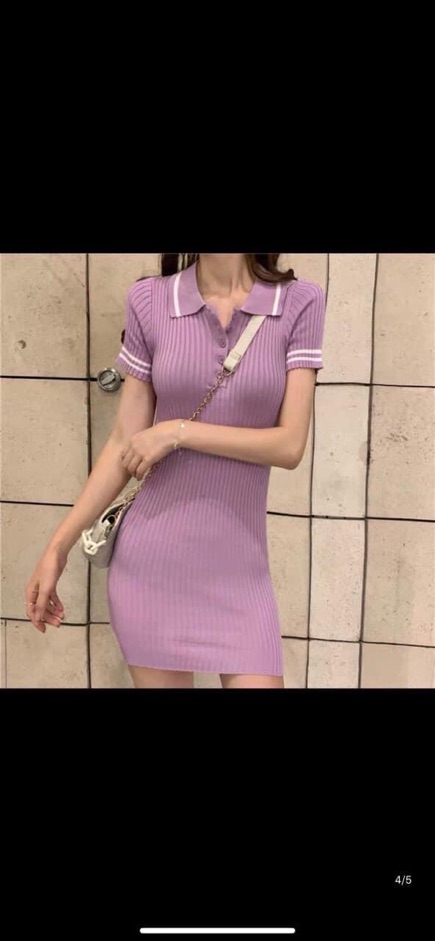 Váy len mongtoghi cổ bẻ viền | BigBuy360 - bigbuy360.vn