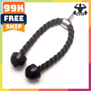 FLASH SALE🎁 Dây thừng tập tay sau-Dây tricep rope tập gym-freeship 50k-giảm giá rẻ vô địch-hà nội & tphcm