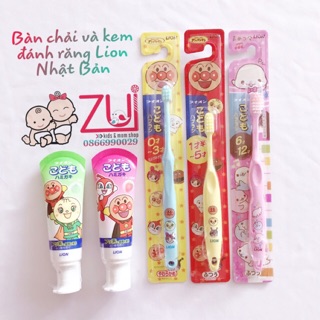 Bàn chải / kem đánh răng cho bé Nhật Bản