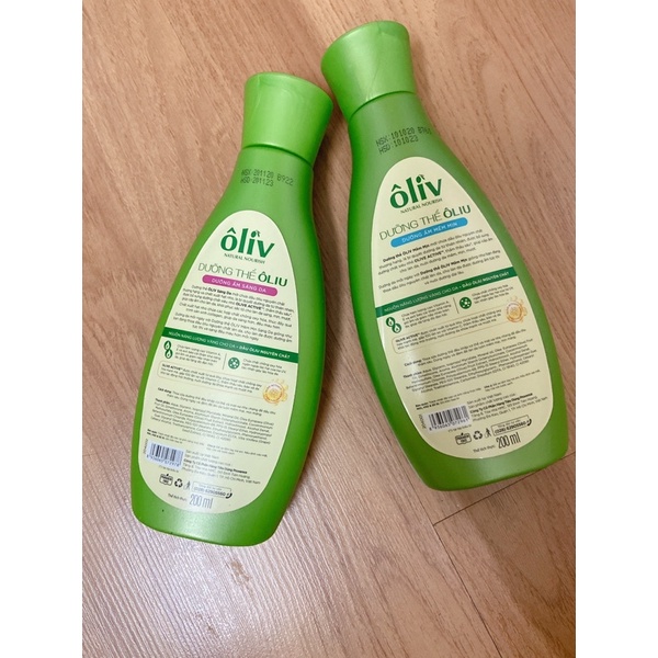 Sữa Dưỡng Thể Oliv Oliu dưỡng ẩm sáng da 200ml