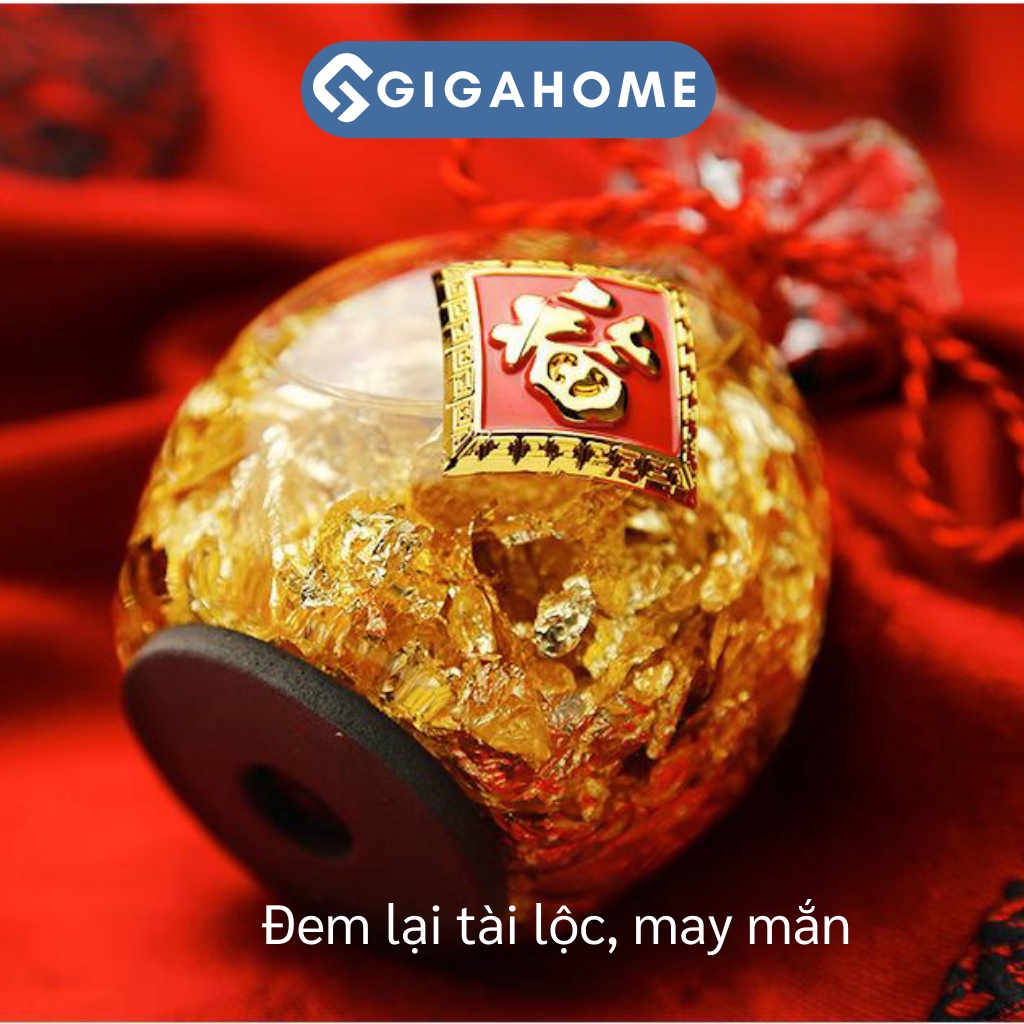 Túi Vàng Ngân Lượng Kim Tài Bảo Lộc GIGAHOME Phong Thủy Hút Tài Lộc 6866